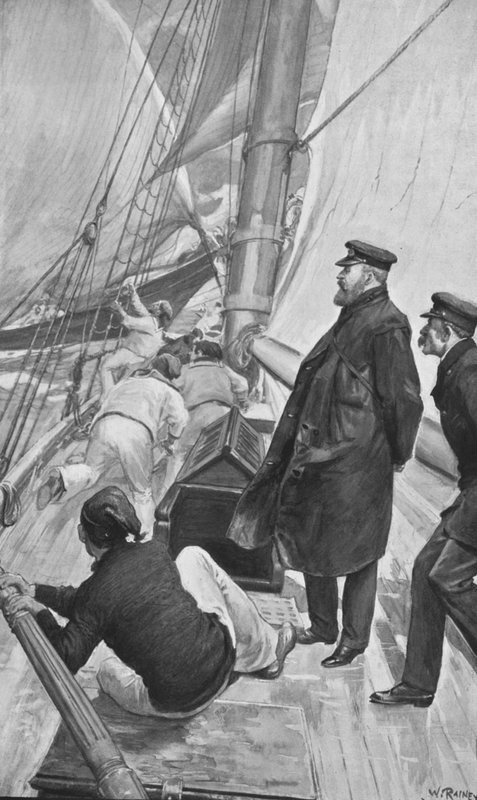 King Edward in a Yachting Accident at Cowes by William (after) Rainey