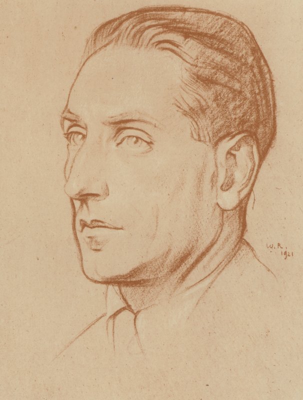Compton Mackenzie by William (after) Rothenstein