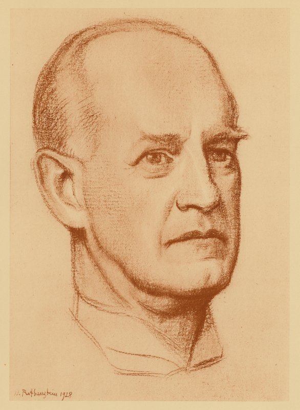 Portrait of John Galsworthy by William (after) Rothenstein