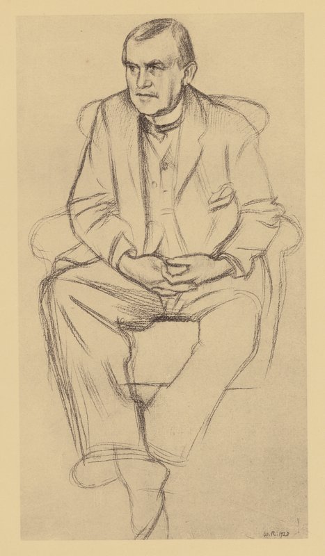 Portrait of Philip Wilson Steer by William (after) Rothenstein