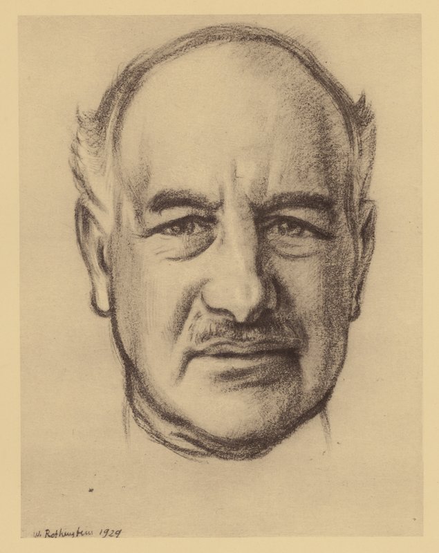 Portrait of Rt Hon Lord Melchett of Landford by William (after) Rothenstein