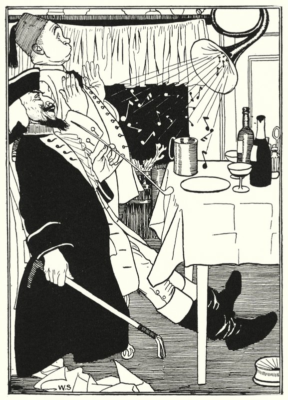 Illustration for the Adventures of Baron Munchausen by William (after) Strang