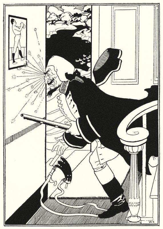 Illustration for the Adventures of Baron Munchausen by William (after) Strang
