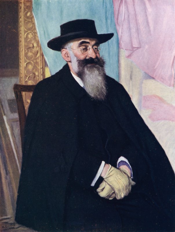 Portrait of Lucien Pissarro by William (after) Strang