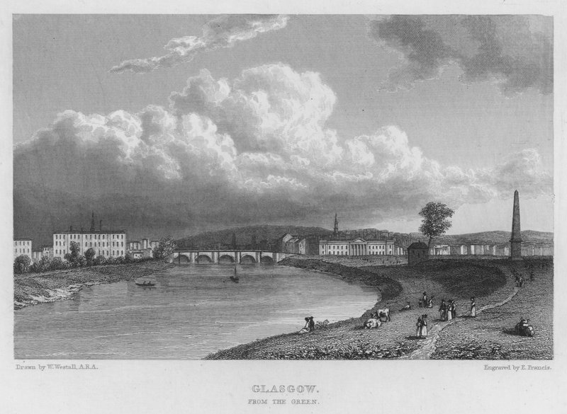 Glasgow, from the Green by William (after) Westall