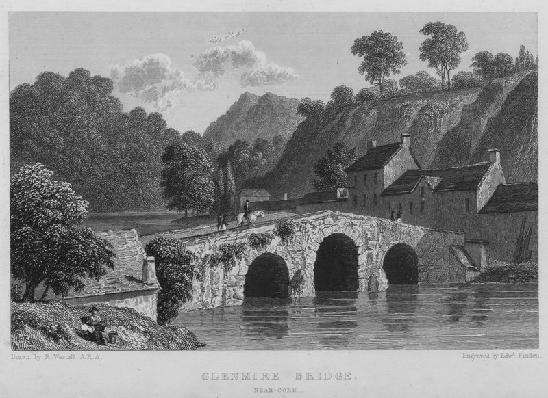 Glenmire Bridge, Near Cork by William (after) Westall