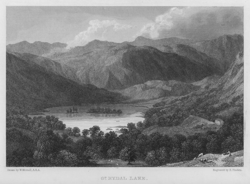 Great Rydal Lake by William (after) Westall