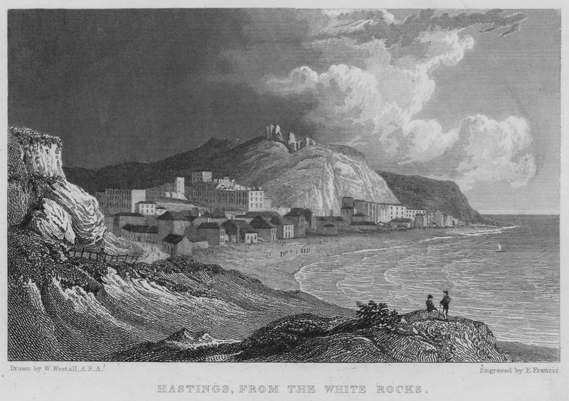 Hastings, from the White Rocks by William (after) Westall