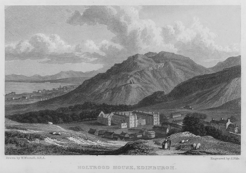 Holyrood House, Edinburgh by William (after) Westall