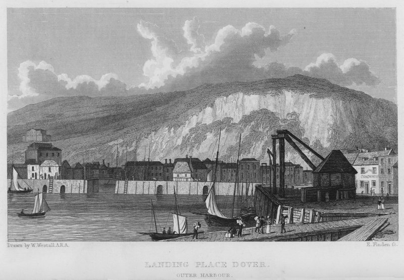 Landing Place, Dover, Outer Harbour by William (after) Westall