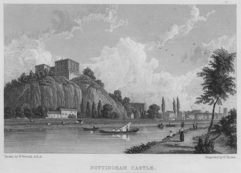 Nottingham Castle by William (after) Westall