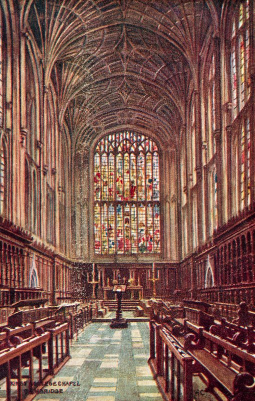 Kings College Chapel, Cambridge by William Affleck Carruthers