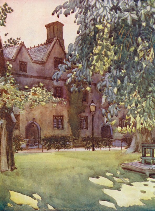 Balliol College from the Garden by William Ainsworth Wildman