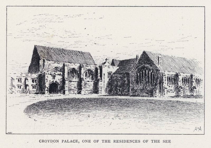 Croydon Palace, One of the Residences of the See by William Alexander Ansted