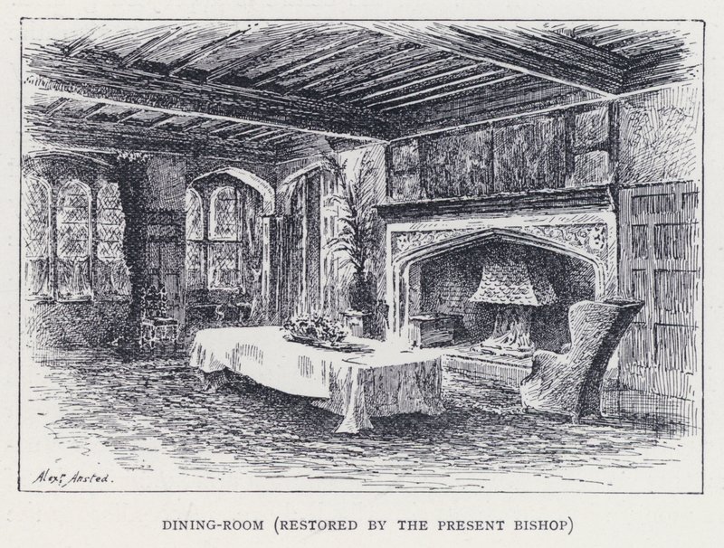 Dining-Room, restored by the Present Bishop by William Alexander Ansted