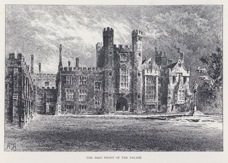 The Main Front of the Palace by William Alexander Ansted