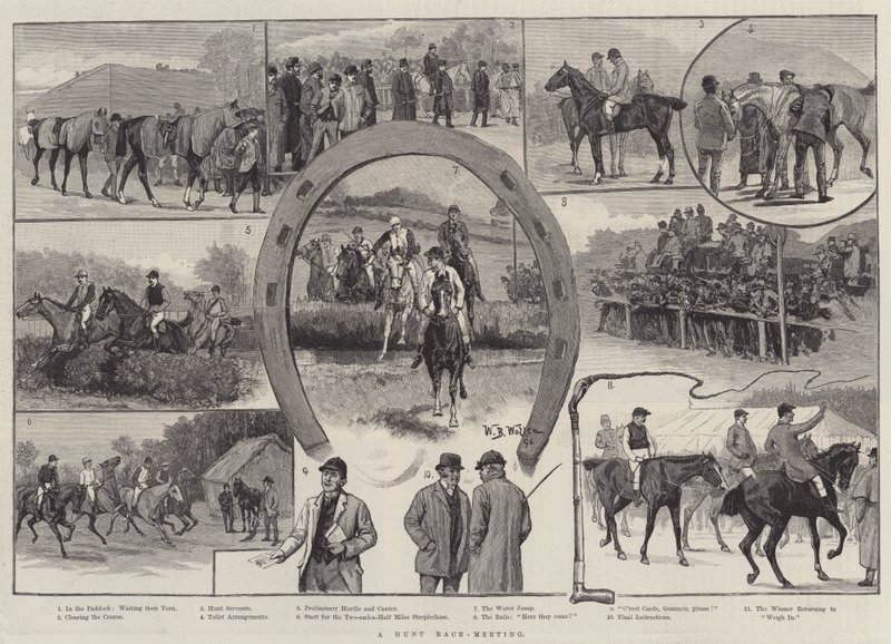 A Hunt Race-Meeting by William Barnes Wollen