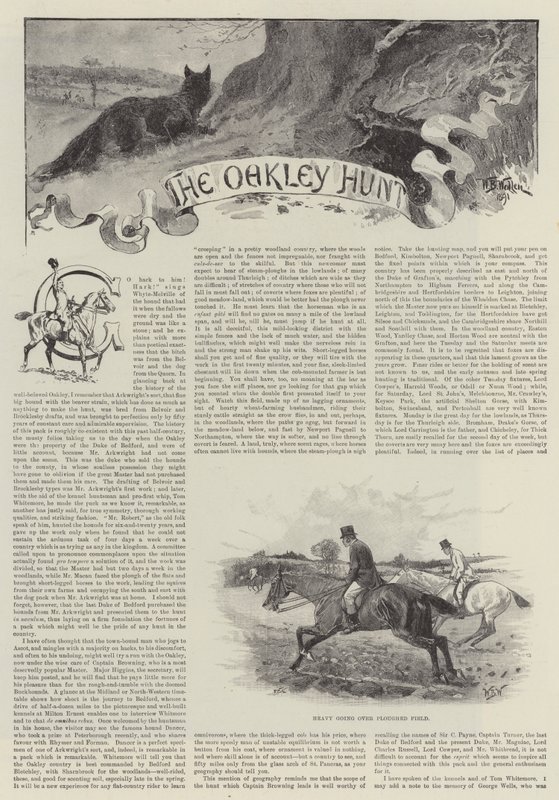 The Oakley Hunt by William Barnes Wollen