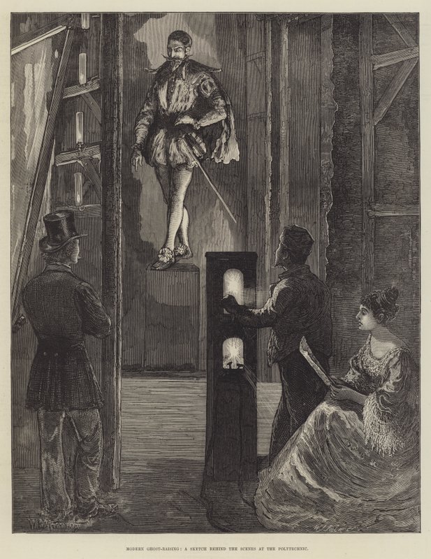 Modern Ghost-Raising, a Sketch Behind the Scenes at the Polytechnic by William Bazett Murray