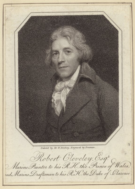 Portrait of Robert Cleveley by William Beechey
