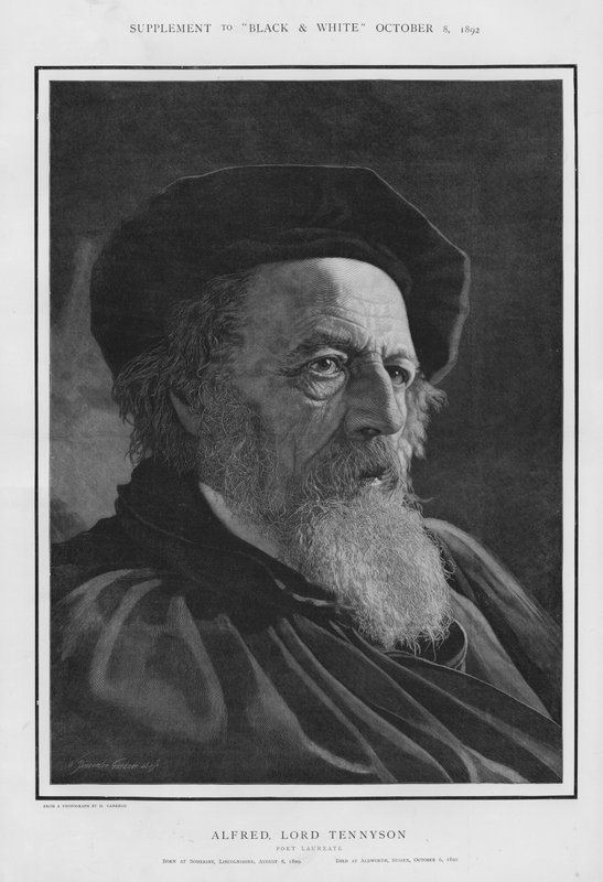 Alfred, Lord Tennyson, English Poet Laureate by William Biscombe Gardner
