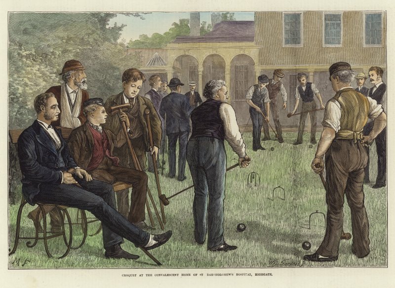 Croquet at the Convalescent Home of St Bartholomew