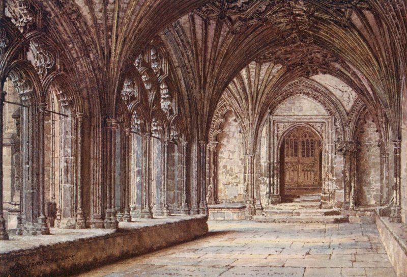 Doorway from the Cloisters into the Martyrdom, Canterbury Cathedral by William Biscombe Gardner
