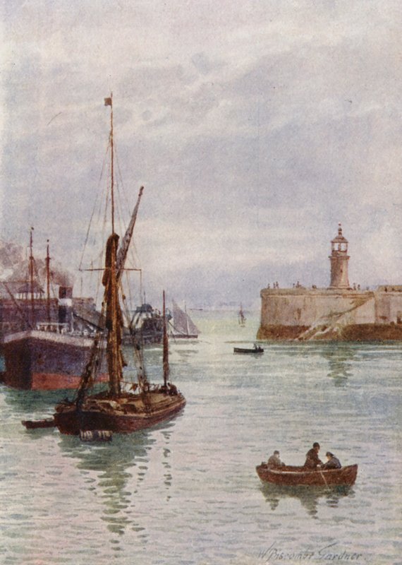 In Ramsgate Harbour by William Biscombe Gardner