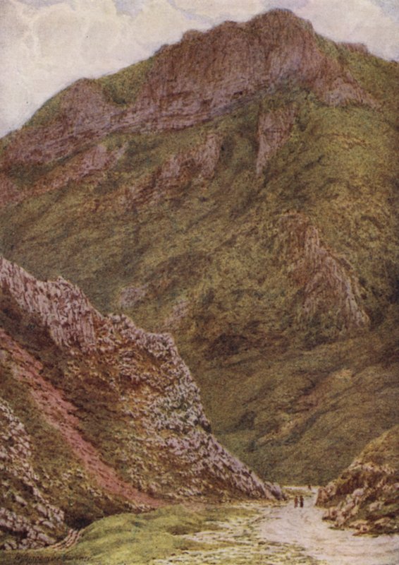 The Lion Rock in the Winnats, between Castleton and Edale by William Biscombe Gardner