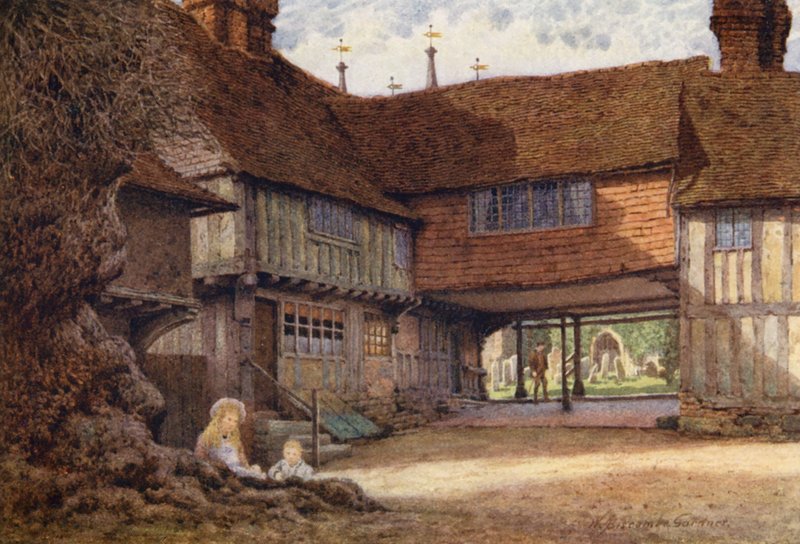 The Lych Gate, Penshurst by William Biscombe Gardner