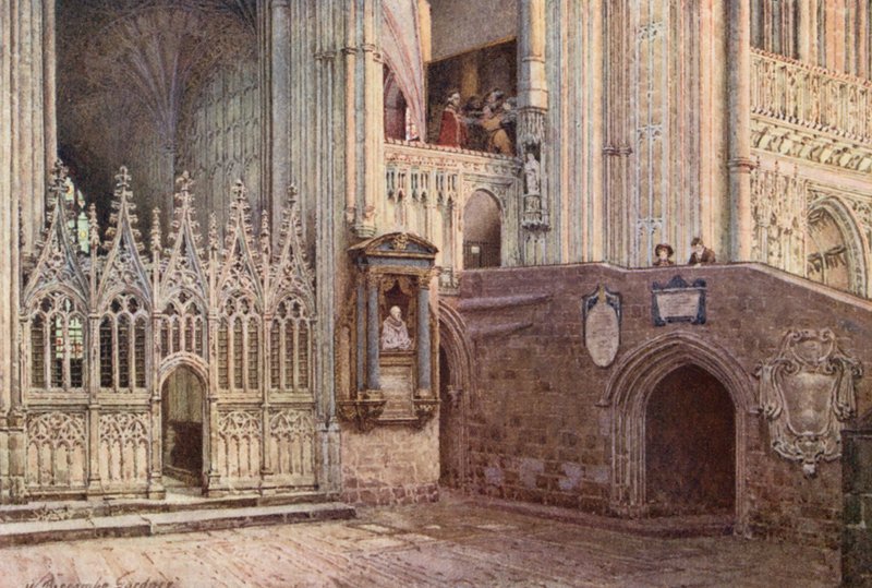 The Martyrdom, Canterbury Cathedral by William Biscombe Gardner