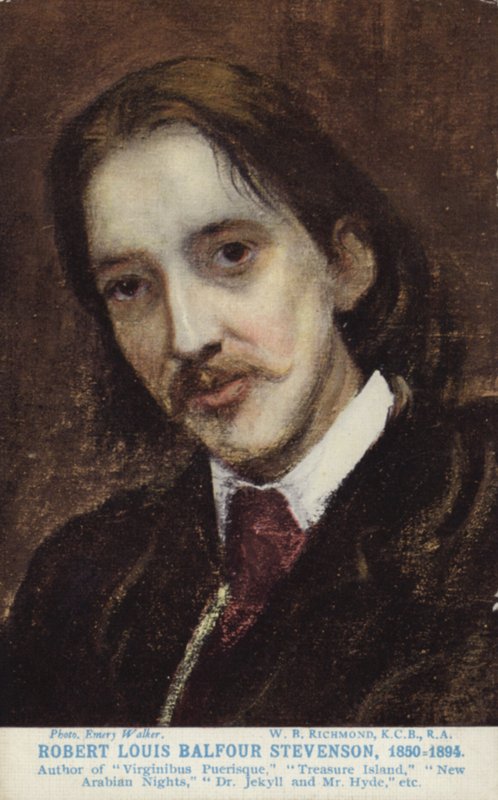 Robert Louis Stevenson, Scottish Novelist, Poet and Travel Writer by William Blake Richmond