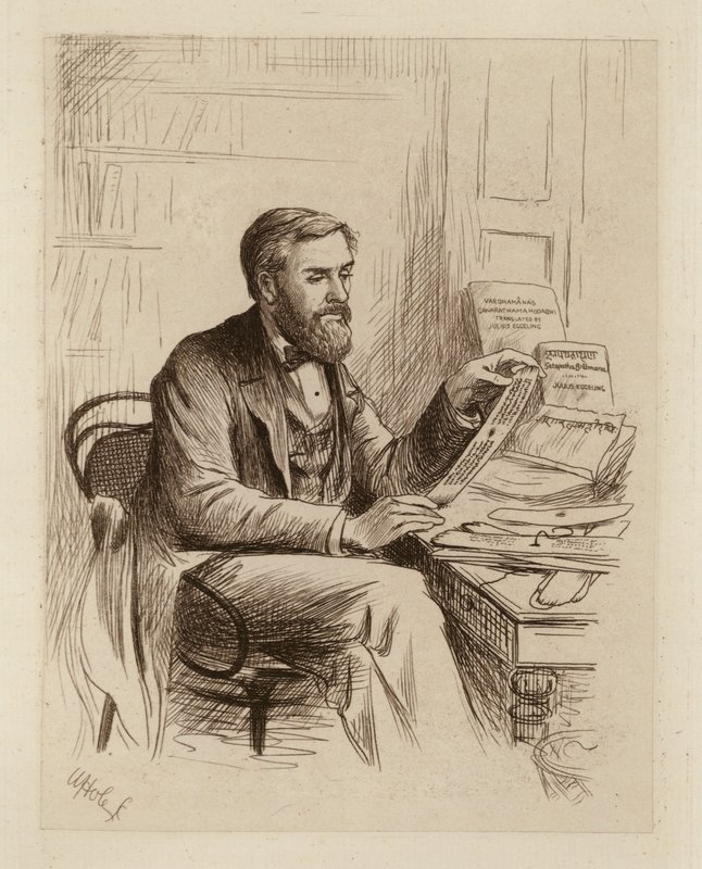 Julius Eggeling, Professor of Sanskrit and Comparative Philology by William Brassey (after) Hole