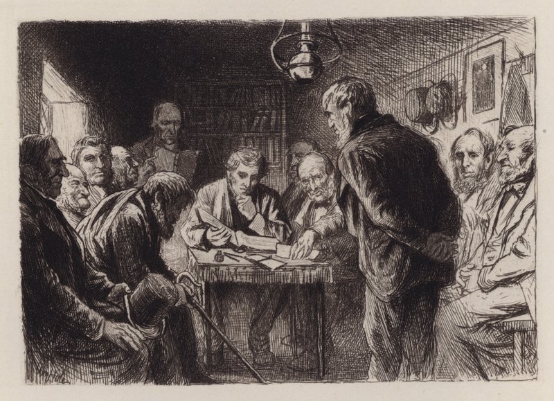 The Kirk-Session by William Brassey (after) Hole