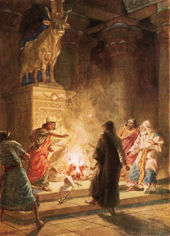 A Prophet of God Denounces the Idolatry of Jeroboam by William Brassey Hole