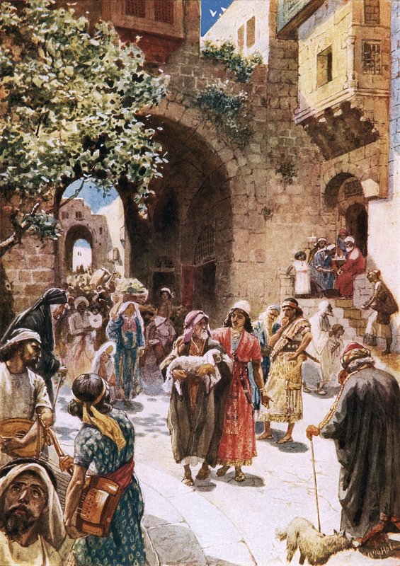 Absalom Steals the Hearts of the People by William Brassey Hole