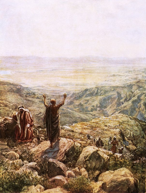 Balaam blessing Israel by William Brassey Hole