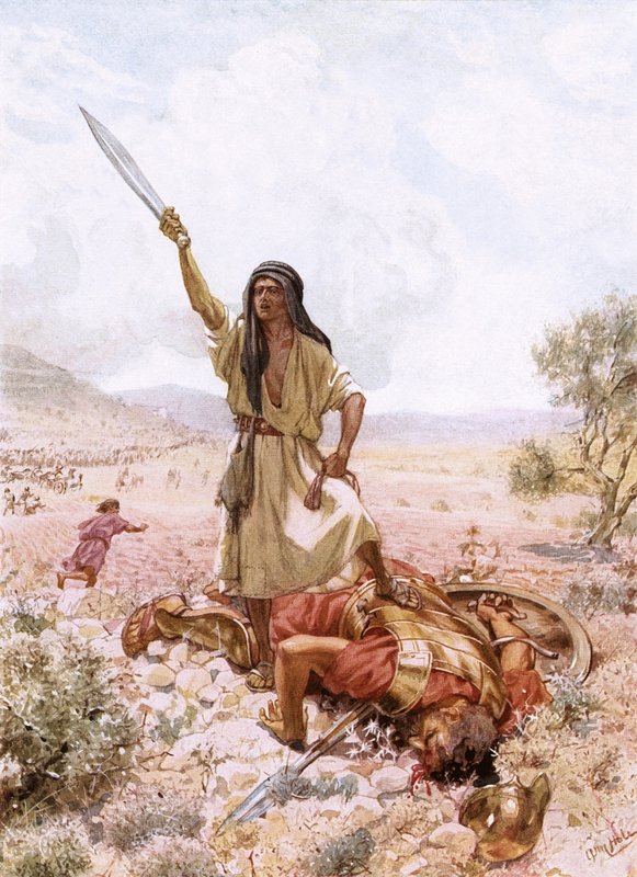 David and Goliath by William Brassey Hole