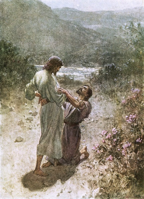 Jacob and the angel at Peniel by William Brassey Hole
