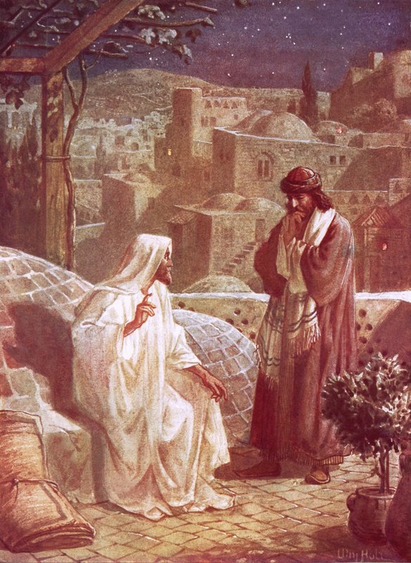 Jesus in Conversation with Nicodemus by William Brassey Hole