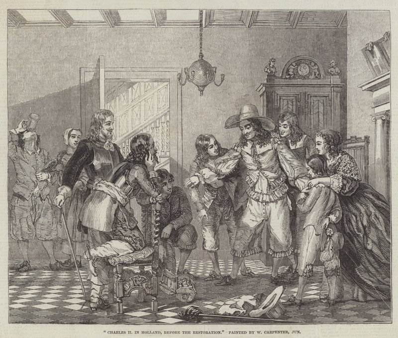 Charles II in Holland, Before the Restoration by William Carpenter