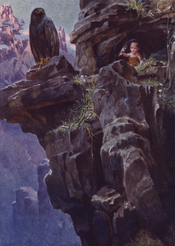 Illustration for Child of the Air by M H Spielmann by William Charles John Pitcher
