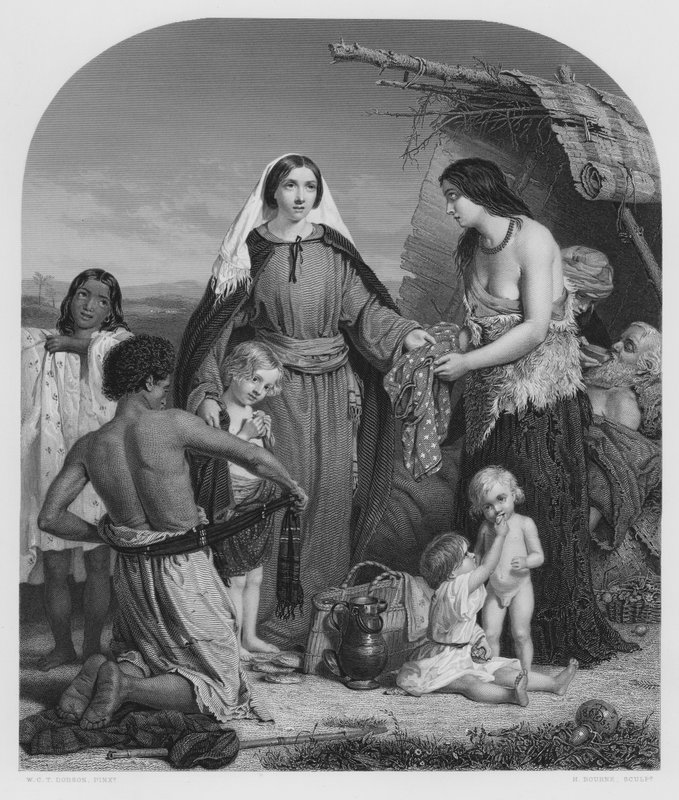 The Alms-Deeds of Dorcas, from the Picture in the Royal Collection by William Charles Thomas (after) Dobson