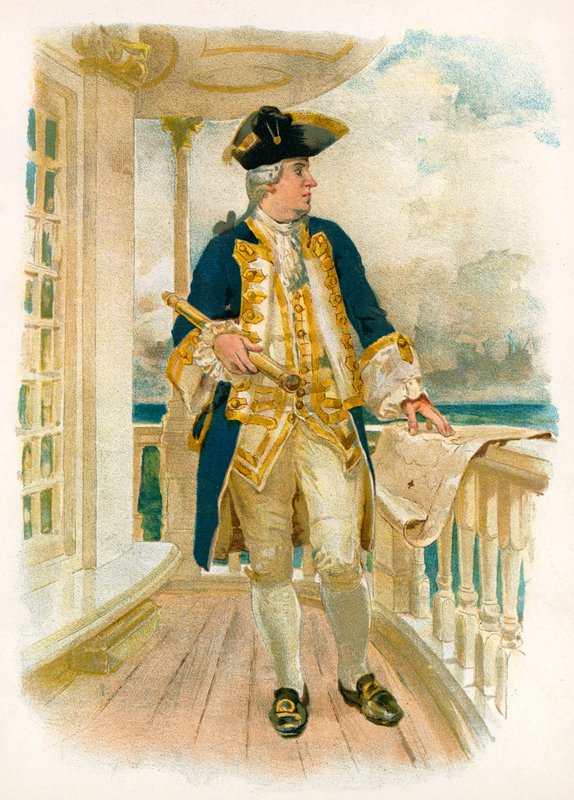 Admiral, 18th century by William Christian Symons
