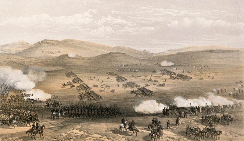 Charge of the Light Cavalry Brigade, 25 October 1854, under Major General the Earl of Cardigan by William Crimea Simpson