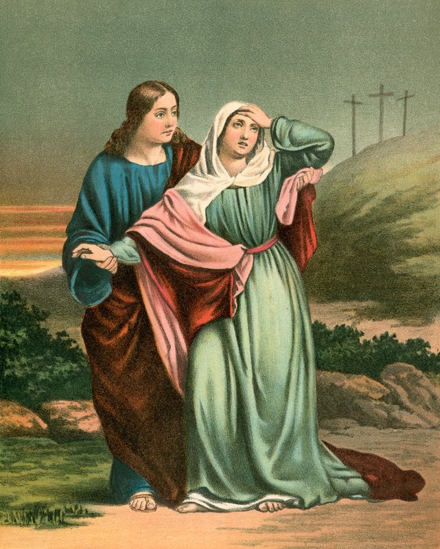 St John leading Mary home by William Dobson