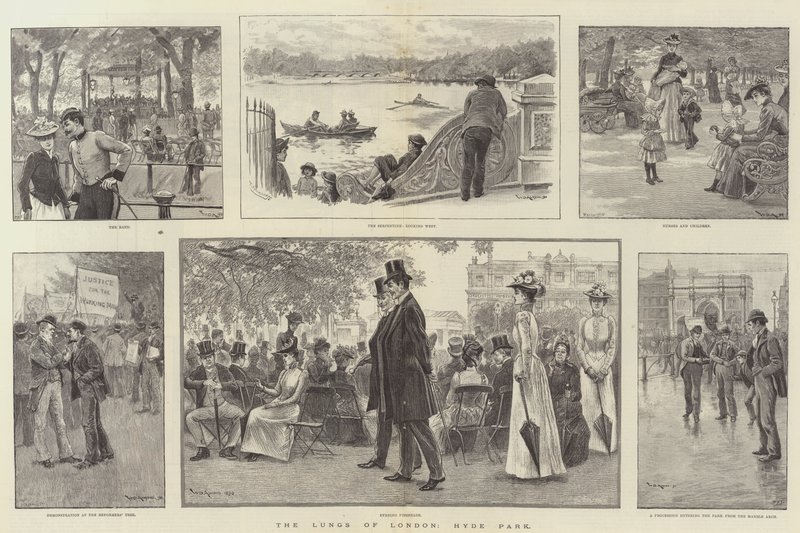 The Lungs of London, Hyde Park by William Douglas Almond