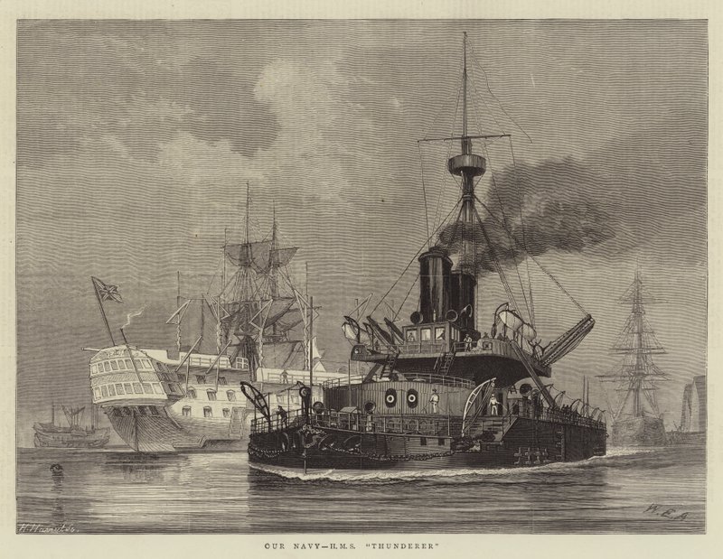 Our Navy, HMS Thunderer by William Edward Atkins