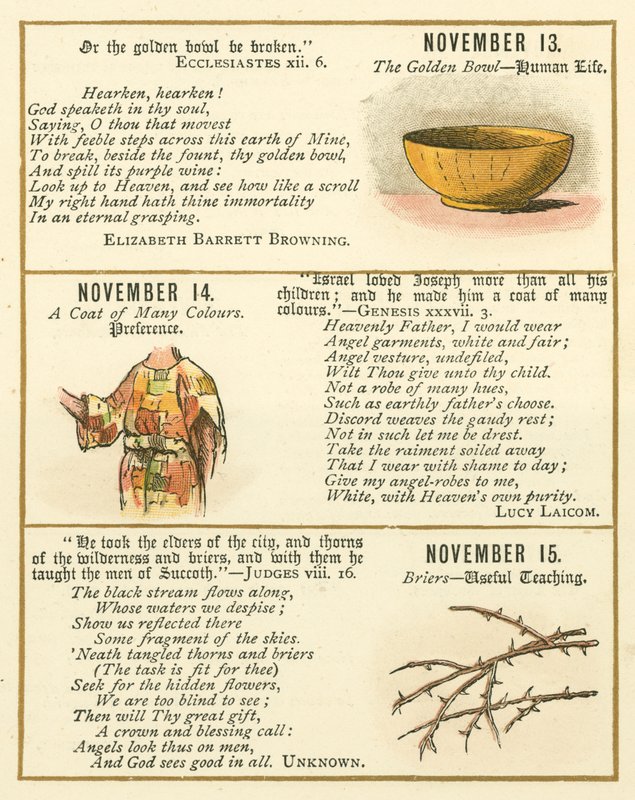 Page from The Bible Emblem Anniversary Book by William Foster