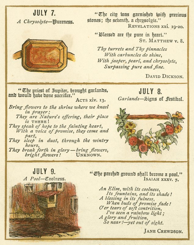 Page from The Bible Emblem Anniversary Book by William Foster